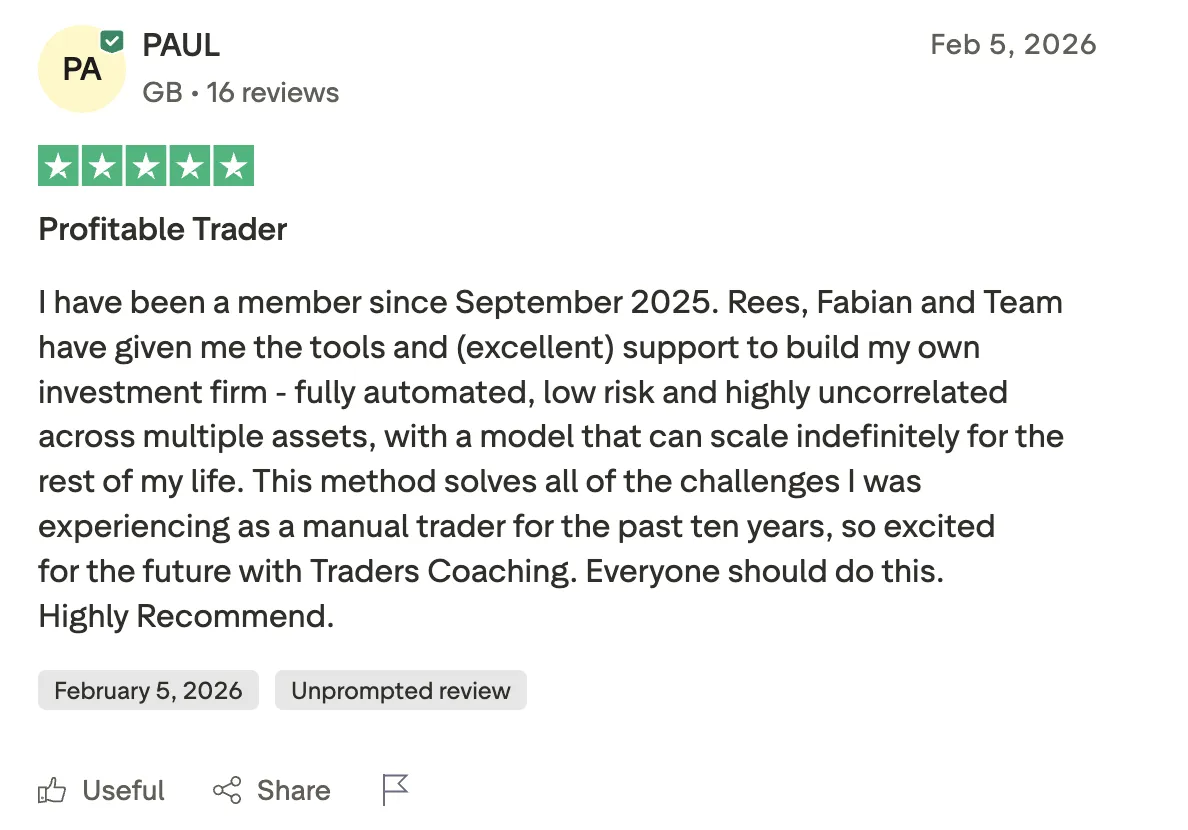 Five-star Trustpilot review from a student, number 7